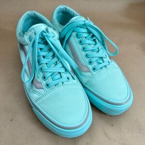 Unisex Vans x Opening Ceremony Old Skool LX 'Satin Aqua Sky' Sneakers. M7/W8.5